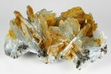 Lustrous, Bladed Blue Barite Crystal Cluster - Morocco #184298-4